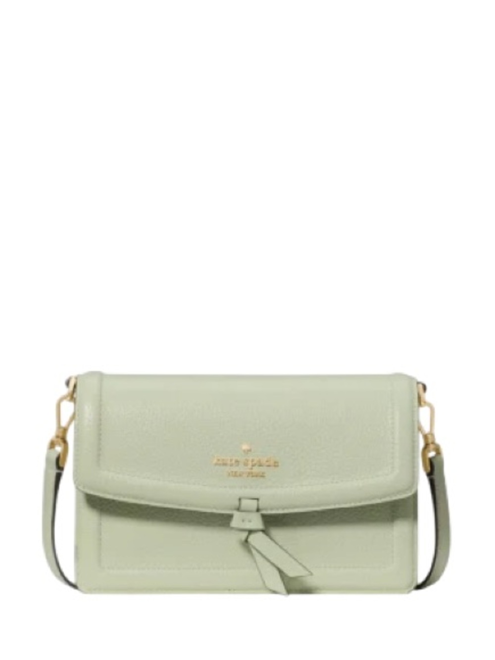Kate Spade New York KNOTT MINI FLAP CROSSBODY in light mint #KM611